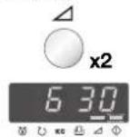 ARTHUR MARTIN ELECTROLUX AMS26205U - Temps de cuisson Paliers - 3