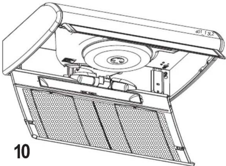 ARTHUR MARTIN ELECTROLUX AFT604W - Utilisation en version évacuation (l'air aspiré est convoyé à l'extérieur de la pièce) - 1