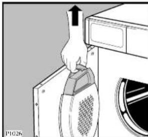 ARTHUR MARTIN ELECTROLUX ADC 534 E - Nettoyage du filtre - 1