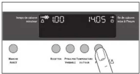 ARTHUR MARTIN ELECTROLUX FE 6426 AL - Utilisation conjointe des fonctions temps de cuisson et fin de cuisson (départ différé arrêt automatique) - 2