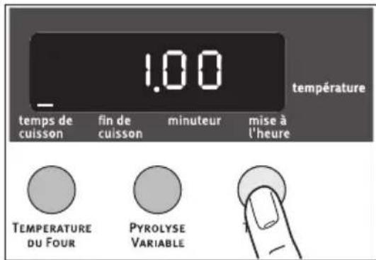 ARTHUR MARTIN ELECTROLUX FE 6423 NG - Temps de cuisson et Fin de cuisson combinées - 2