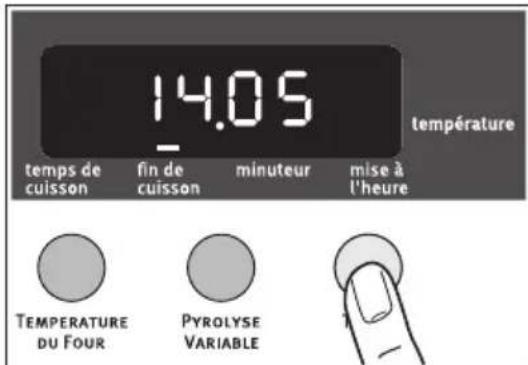 ARTHUR MARTIN ELECTROLUX FE 6423 NG - Temps de cuisson et Fin de cuisson combinées - 3