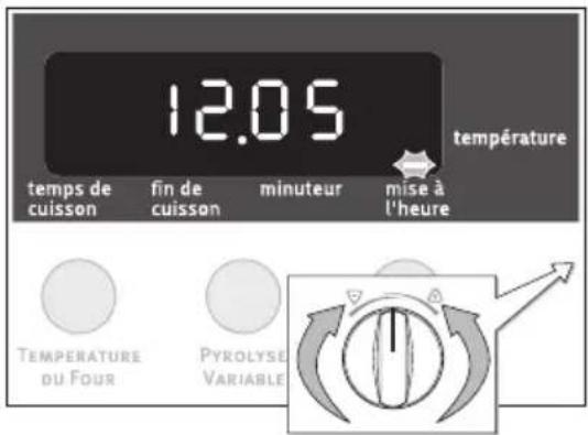 ARTHUR MARTIN ELECTROLUX FE 6423 NG - Régler et modifier l'heure du jour - 3