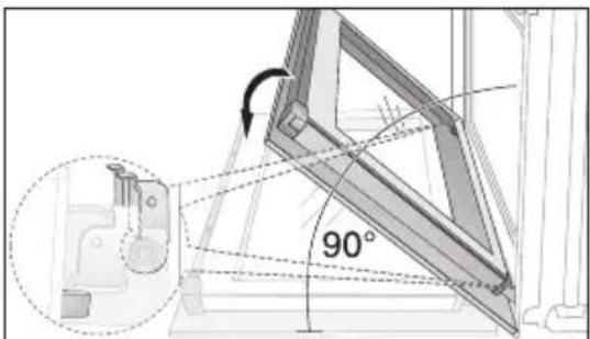 ARTHUR MARTIN ELECTROLUX FE 6423 NG - Montage des vitres de la porte - 7