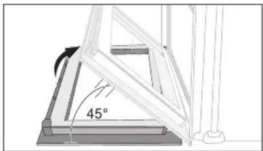 ARTHUR MARTIN ELECTROLUX FE 5426 W - Décrochage de la porte du four - 3