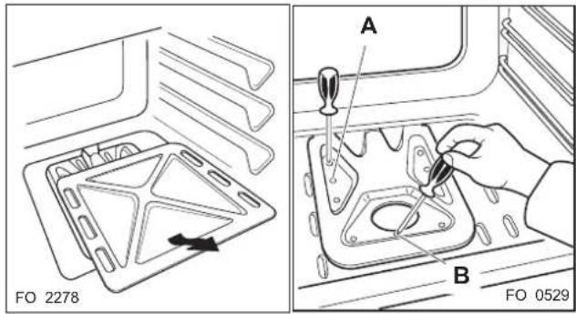 ARTHUR MARTIN ELECTROLUX CG7600CCN - Réglage du débit réduit du brûleur de four - 2