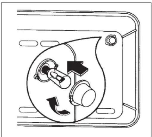 ARTHUR MARTIN ELECTROLUX CG7600CCN - Remplacement de la lampe du four - 1