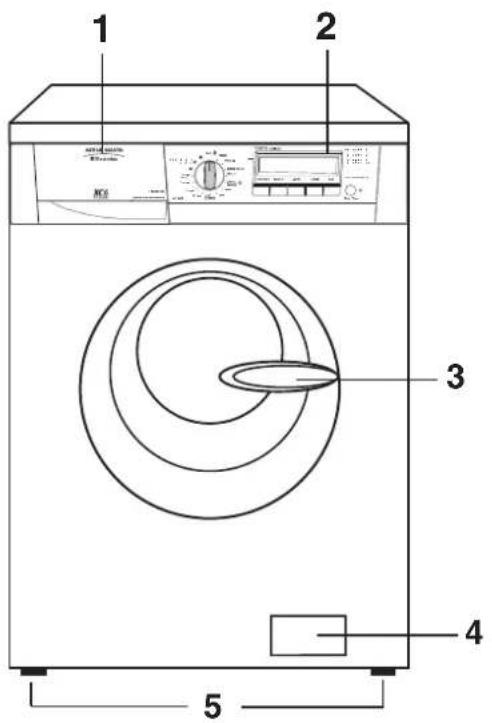 ARTHUR MARTIN ELECTROLUX AWF 1460 - Description de l'appareil - 1