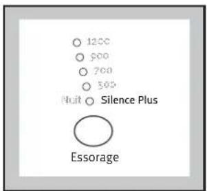ARTHUR MARTIN ELECTROLUX AWF 1210 C - Choix de la vitesse d'essorage ou de la fonction NUIT SILENCE PLUS - 1