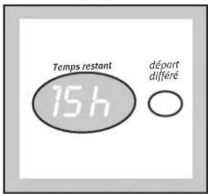 ARTHUR MARTIN ELECTROLUX AWF 1210 C - Sélectionnez éventuellement l'option "DEPART DIFFERE" - 1