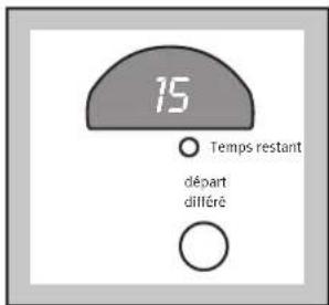 ARTHUR MARTIN ELECTROLUX AW 2147 S - Sélectionnez éventuelles l'option "DEPART DIFFERE" - 1