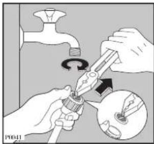 ARTHUR MARTIN ELECTROLUX AW 2147 S - Le filtré du tuyau d'arrivée d'eau - 1