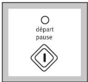ARTHUR MARTIN ELECTROLUX AW 2147 S - La touche "départ/pause" - 1
