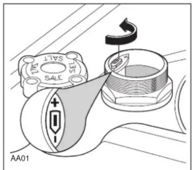 ARTHUR MARTIN ELECTROLUX ASF 452 - Réglage de l'adoucisseur - 3