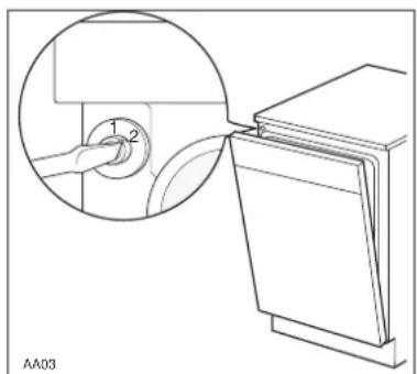 ARTHUR MARTIN ELECTROLUX ASF 452 - Réglage de l'adoucisseur - 4