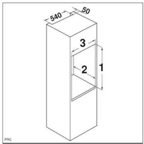 ARTHUR MARTIN ELECTROLUX ARN1572 - Instructions pour l'encastrement - 1