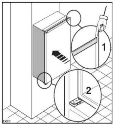 ARTHUR MARTIN ELECTROLUX ARN1572 - Instructions pour l'encastrement - 3