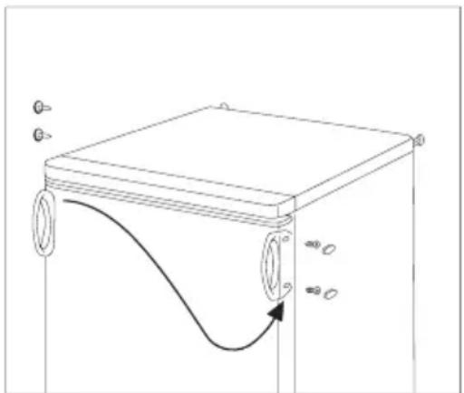 ARTHUR MARTIN ELECTROLUX ARC24002W - Réversibilité de la porte - 3