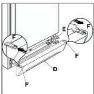 ARTHUR MARTIN ELECTROLUX ARB2424 - Pour changer le sens d'ouverture des portes - 1
