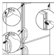 ARTHUR MARTIN ELECTROLUX ARB2420 - Pour Change le sens d'ouverture des portes - 3
