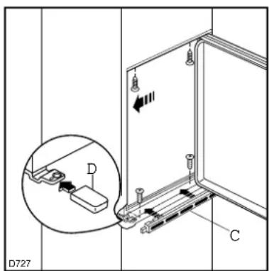 ARTHUR MARTIN ELECTROLUX AR7373I - Instructions pour l'encastrement - 3