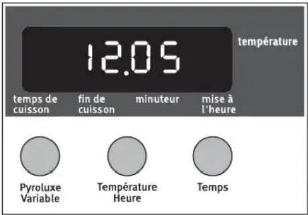 ARTHUR MARTIN ELECTROLUX AOC 45440 K - Régler et modifier l'heure du jour - 3