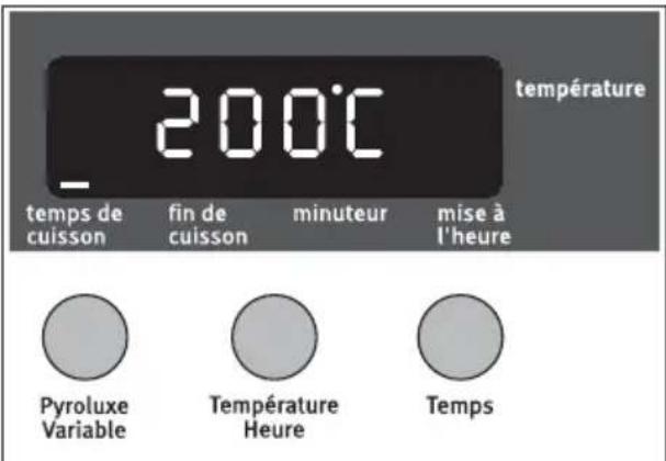 ARTHUR MARTIN ELECTROLUX AOC 45440 K - Temps de cuisson |→| - 3