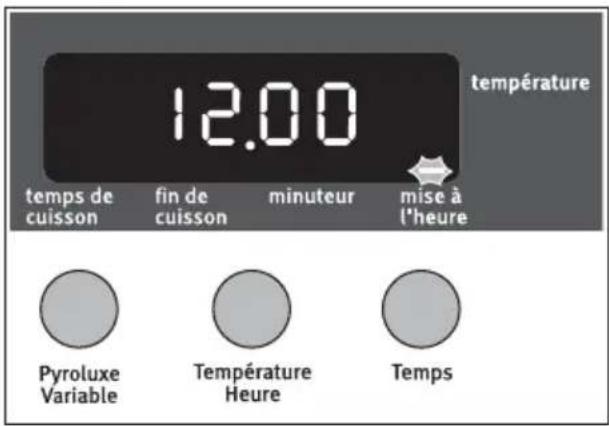 ARTHUR MARTIN ELECTROLUX AOC 45440 K - Régler et modifier l'heure du jour - 1