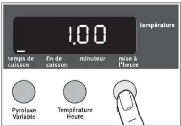 ARTHUR MARTIN ELECTROLUX AOC 45040 X - Temps de cuisson et Fin de cuisson combinées - 1