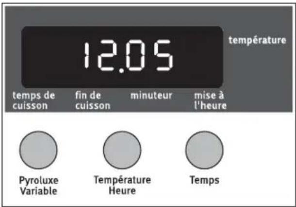 ARTHUR MARTIN ELECTROLUX AOC 45040 X - Régler et modifier l'heure du jour - 3