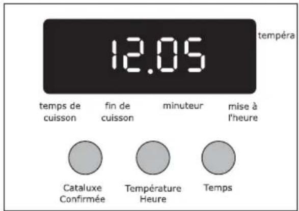 ARTHUR MARTIN ELECTROLUX AOB 45400 W - Régler et modifier l'heure du jour - 3