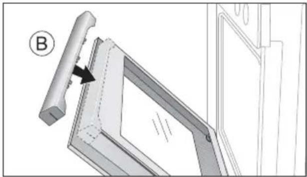 ARTHUR MARTIN ELECTROLUX AOB 45400 W - Montage de la vitre de la porte - 2