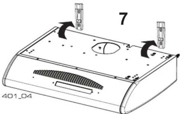 ARTHUR MARTIN ELECTROLUX AFT640N - Fixation avecétriers: - 2