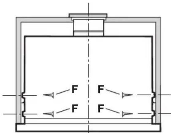 ARTHUR MARTIN ELECTROLUX AFP60200W - Fixation de la hotte au meubleFixation de la hotte - 2