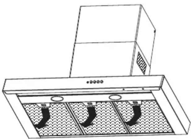 ARTHUR MARTIN ELECTROLUX AFC9030ALU - Pour-retirer les filtres àGRAISSSE - 1