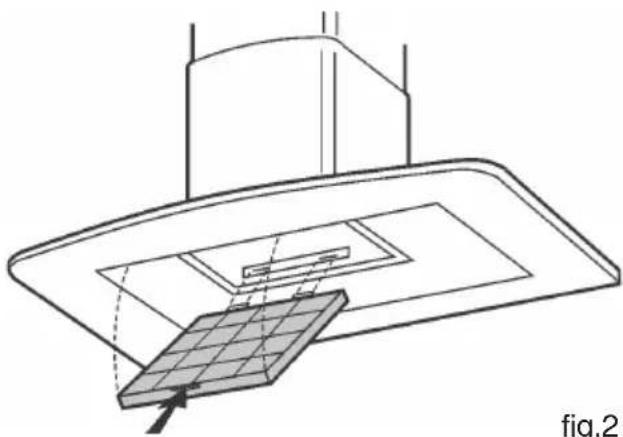 ARTHUR MARTIN ELECTROLUX AFC9003ALU - Pour retirer le filtre à charbon actif: - 1