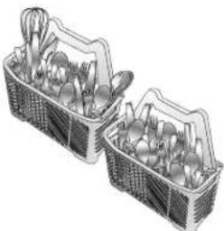 AMANA ADB3500AWQ - Paniers de porte amovibles pour ustensiles - 1