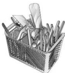 AMANA ADB2200AWW - Removable Standard Utensil Basket (select models) - 1