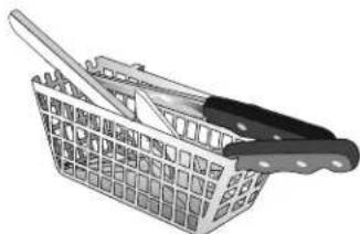AMANA ADB2200AWW - Panier auxiliaire (certains modèles) - 1