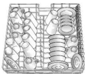 AMANA ADB1200AWQ - Cubiertos para 10 Personas - 1