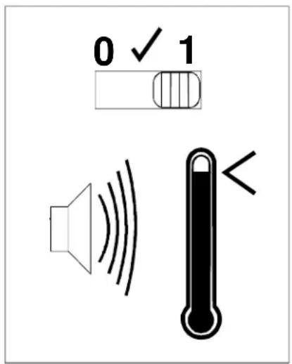 AMANA AC50KW - Alarme du moniteur de température - 2
