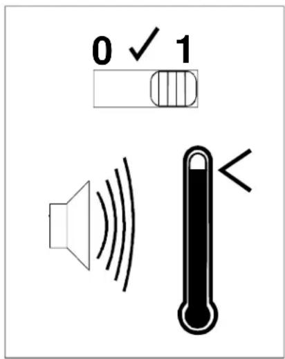 AMANA AC151KW - Alarme du moniteur de température - 2