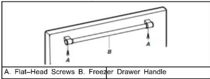 AMANA ABB1921BRW - Freezer Door Handle Style 4 - 1