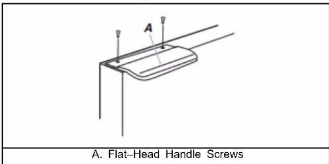 AMANA ABB1921BRW - Freezer Door Handle Style 3 - 1