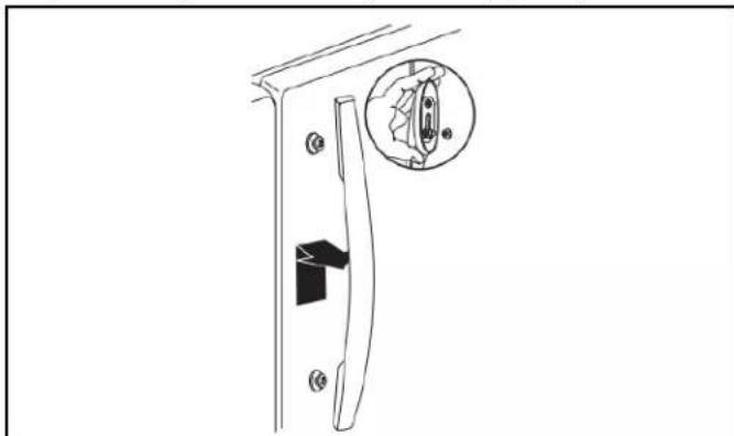 AMANA ABB1921BRW - Consulter la section Retrait et réinstallation des poignées de porte - 5
