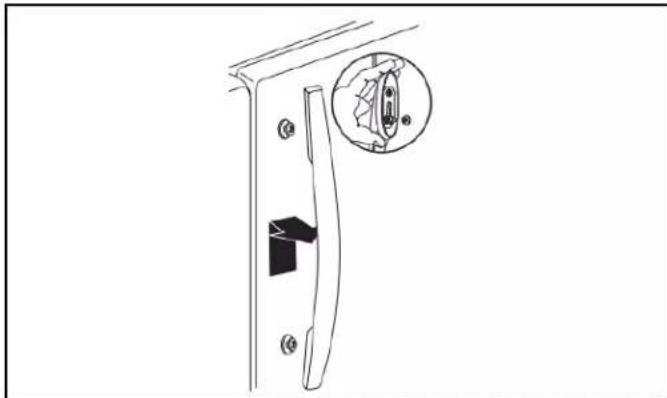 AMANA ABB1921BRW - Refrigerator Door Handle Style 5 - 1