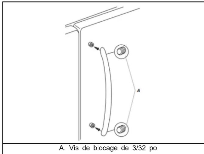 AMANA ABB1921BRW - Consulter la section Retrait et réinstallation des poignées de porte - 1