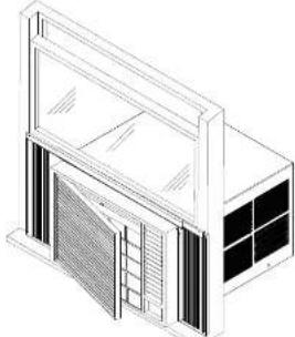 AMANA AAC101SRA - RETRAIT DU FILTRE ET DE LA GRILLE AVANT - 2