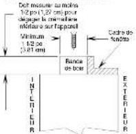 AMANA AAC101SRA - PRÉPARER LA FENÊTRE POUR L'INSTALLATION - 2