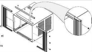 AMANA AAC061STA - FIXATION DES RIDEAUX/ DE LA CRÉMAILLÈRE SUPÉRIEURE - 1